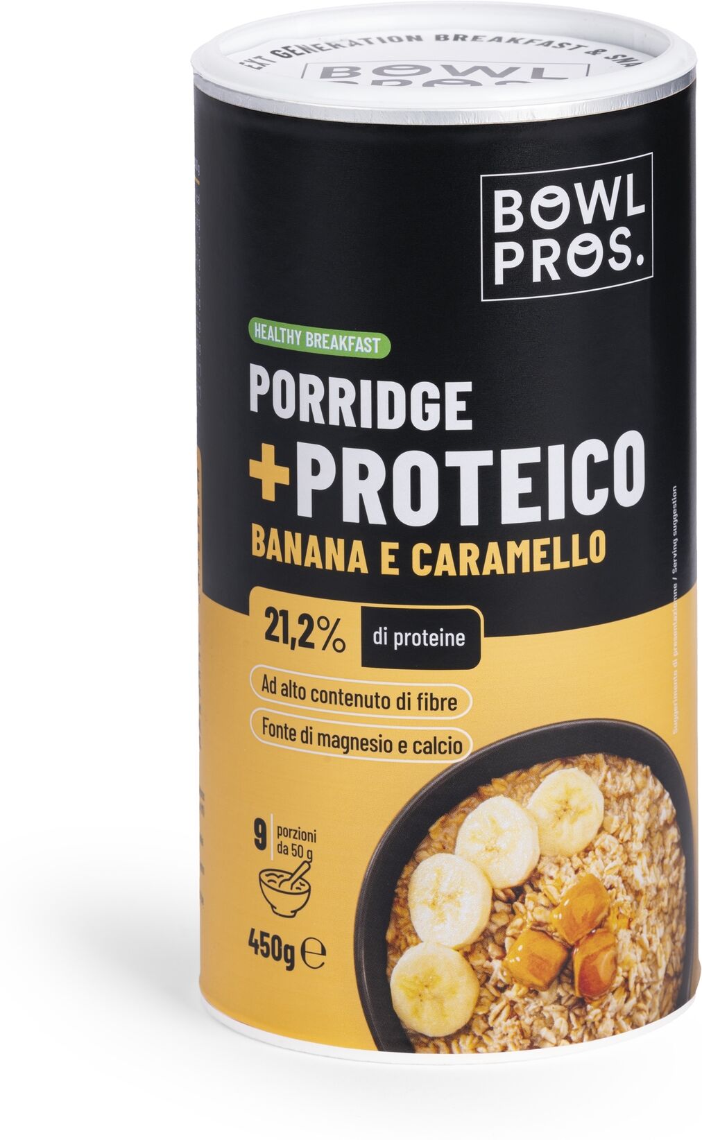 Bowlpros Protein Porridge Ban/Caram450G