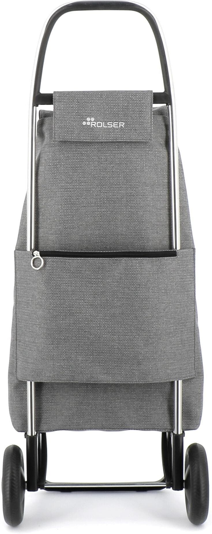 Einkaufstrolley ROLSER "IMAX 2 ZD", Damen, grau, Aluminium, Polyester, Einkaufskörbe Einkaufstrolley grau Einheitsgröße