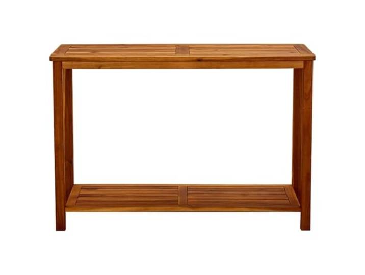 HBBMGYD Konsolentisch aus massivem Akazienholz, 110 x 40 x 75 cm, mit Exotisches Hartholz, Aufbewahrungsregal, für den Innen- und Außenbereich, einzigartige natürliche Maserung, Pflege mit Bezug