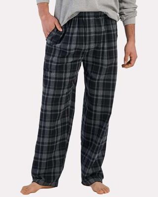 Boxercraft BM6624 Men's Harley Flannel Pant in Black Jordan Plaid size Medium   Cotton