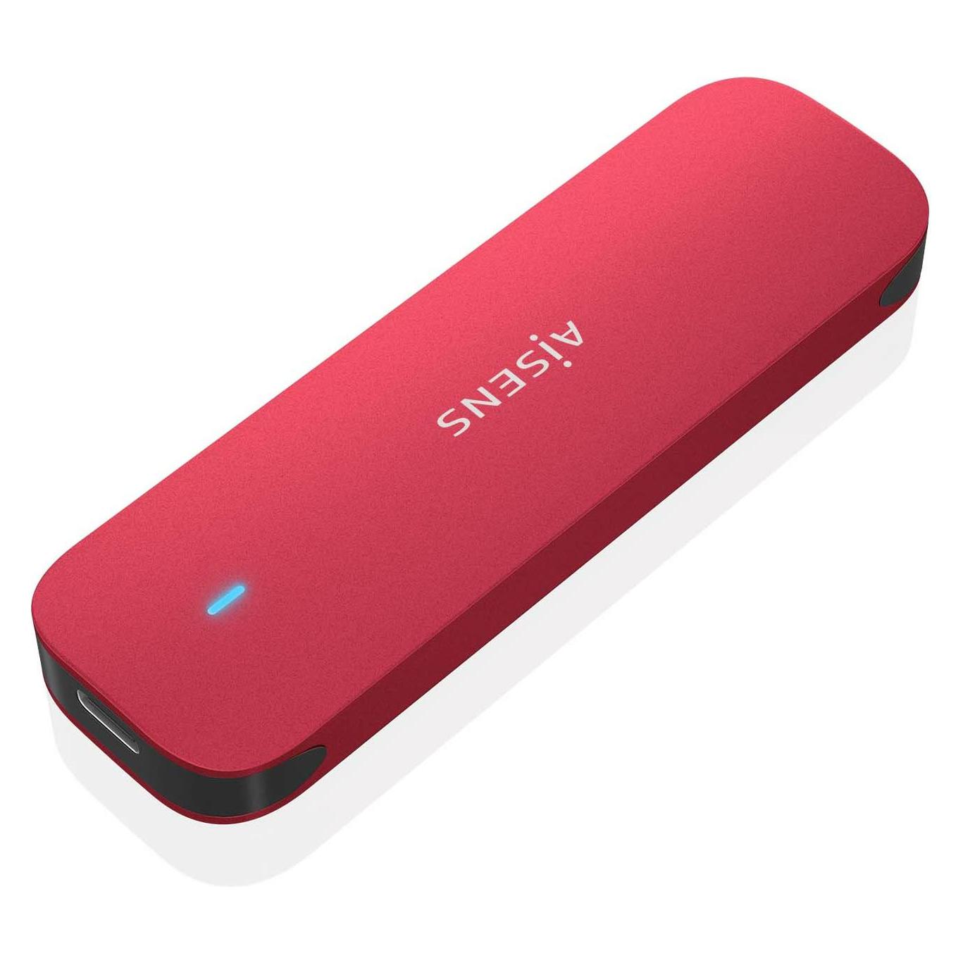 Aisens CAJA EXTERNA M.2 (NGFF) ASM2-027RED NVME A USB3.2 GEN2 ROJO (M.2) (ASM2-027RED)
