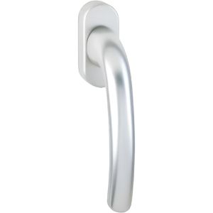 Hoppe-AG Fenstergriff Tokyo 1768759, 35 mm Stiftlänge, aus Aluminium, silber