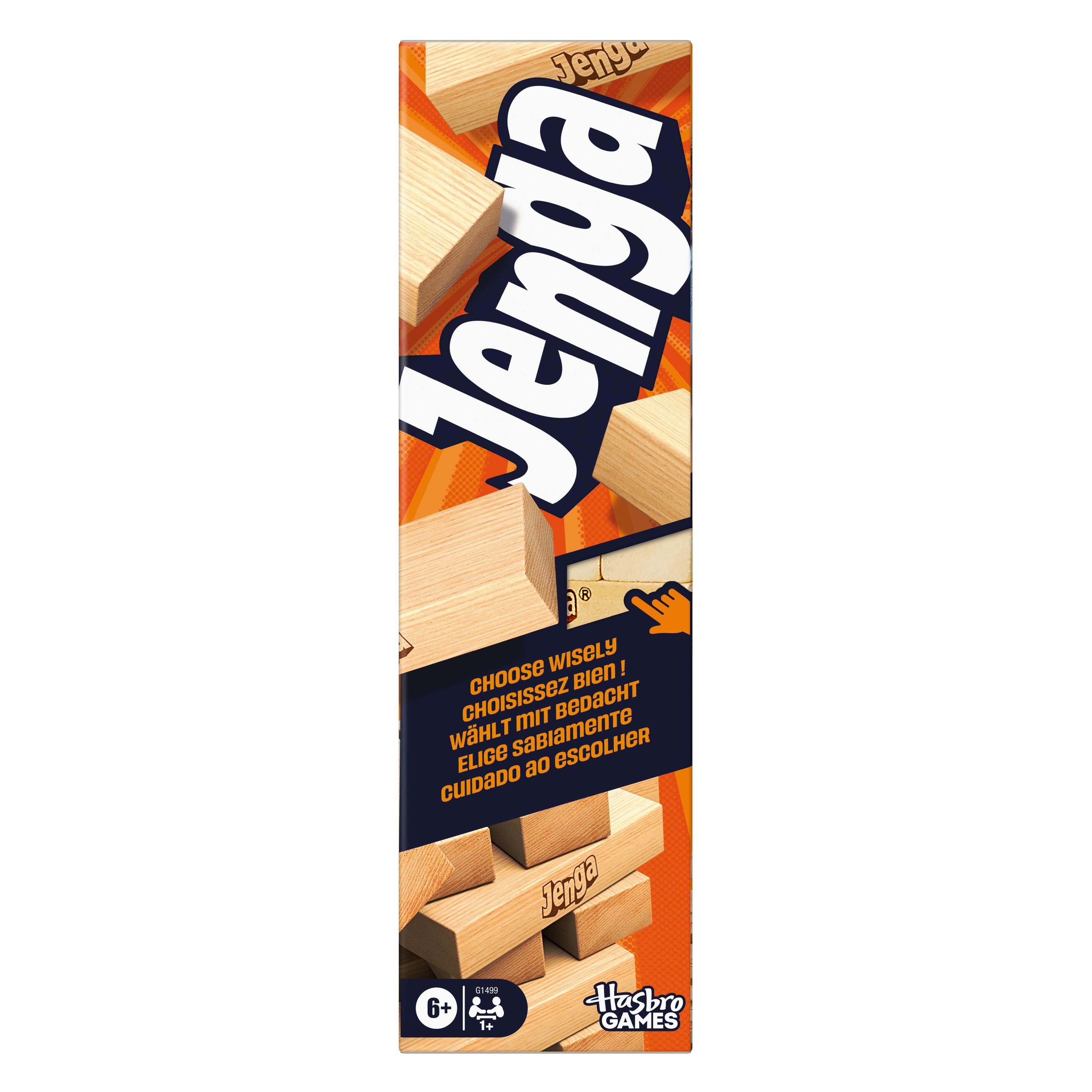 Hasbro Gaming Jenga Refresh (Dänisch, Deutsch, Englisch, Französisch, Italienisch, Niederländisch, Norwegisch, Portugiesisch, Schwedisch, Spanisch) (G14995L0)