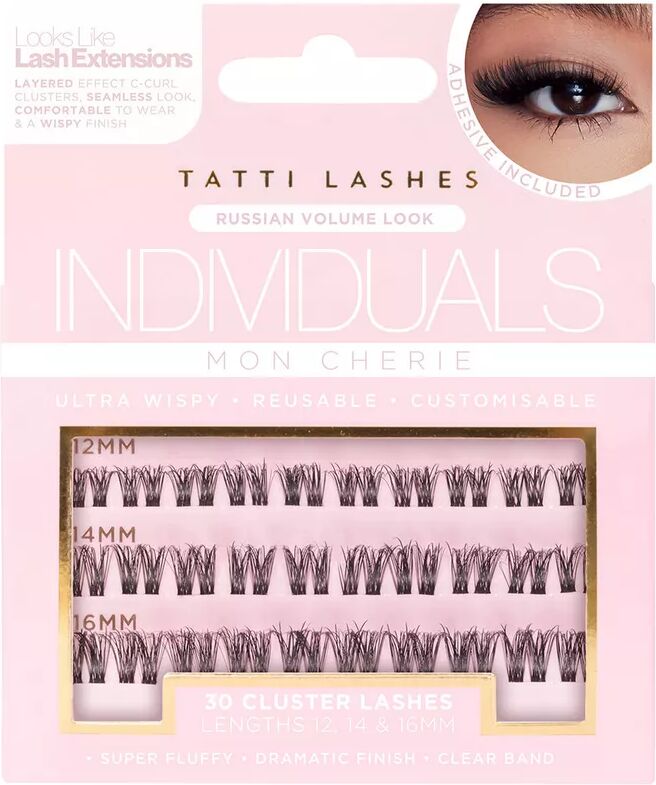 Tatti Lashes - Mon Cherie – Individual Cluster-Wimpern, 30 Stück