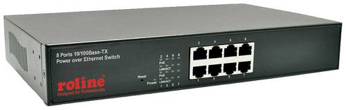 Roline 21.13.1191 21.13.1191 Netzwerk Switch 10 / 100MBit/s PoE-Funktion