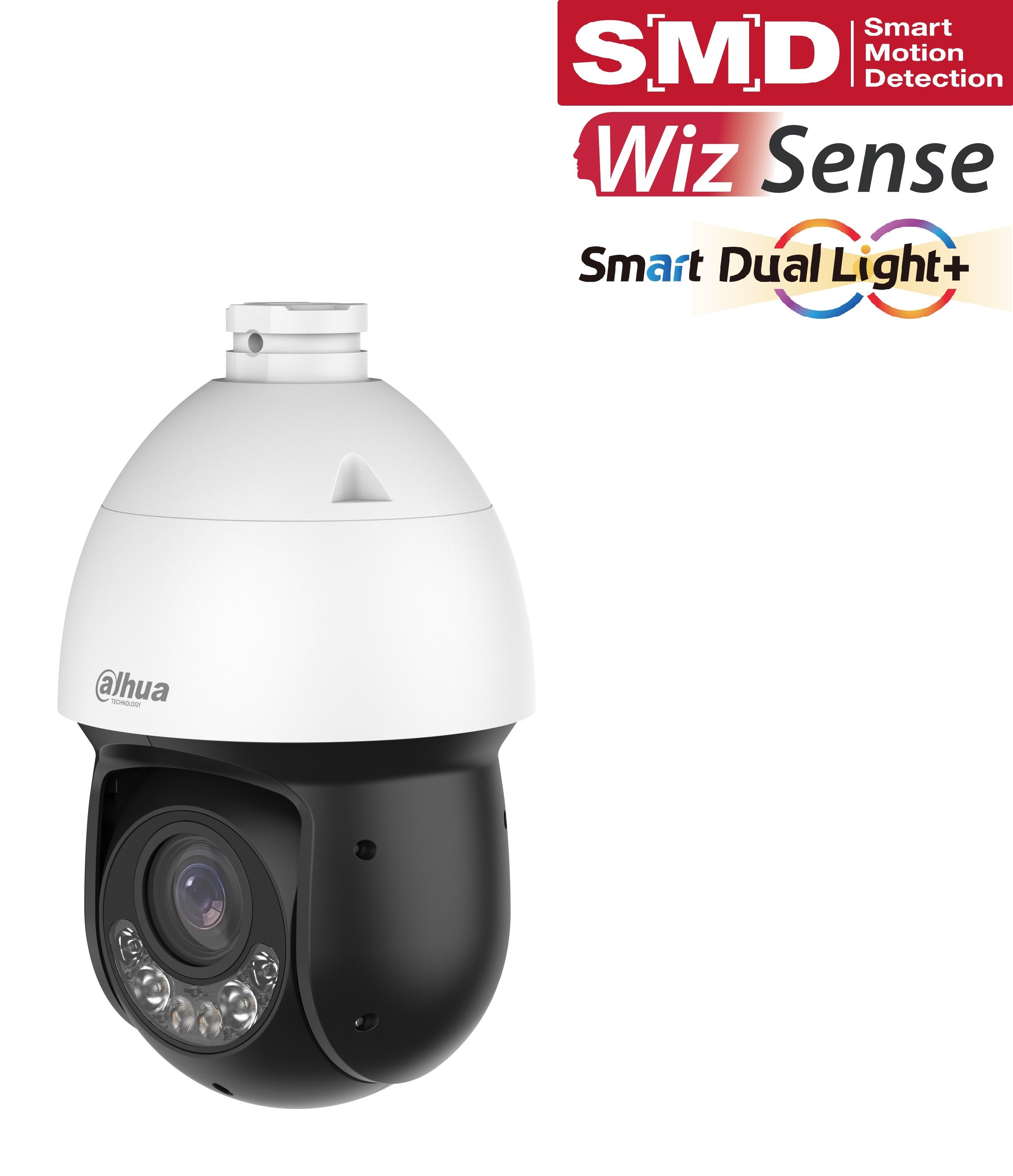 Dahua SD4D425MB-HNR IP PTZ Überwachungskamera 4MP SMD 4.0 PoE 5 - 125 mm Objektiv IP67 weiß