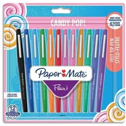 Paper Mate Papermate Flair Candy Pop Verschlossener Gelschreiber Medium Mehrfarbig 12 Stück(e)
