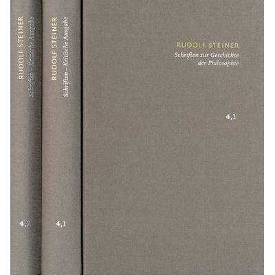 Rudolf Steiner: Schriften. Kritische Ausgabe / Band 4,1-2: Schriften zur Geschichte der Philosophie, Set von Rudolf Steiner, Frommann-holzboog,