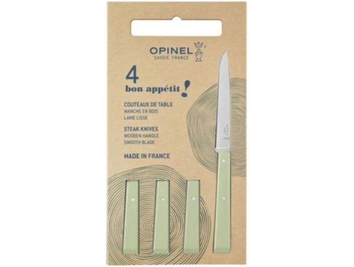 Opinel - Set De Couteaux Coffret 4pcs Bon Appetit Sauge