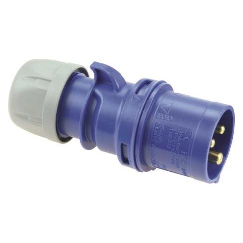 PCE Portable plug SHARK 16A 230V 2P + With IP44 (013-6) (013-6)
