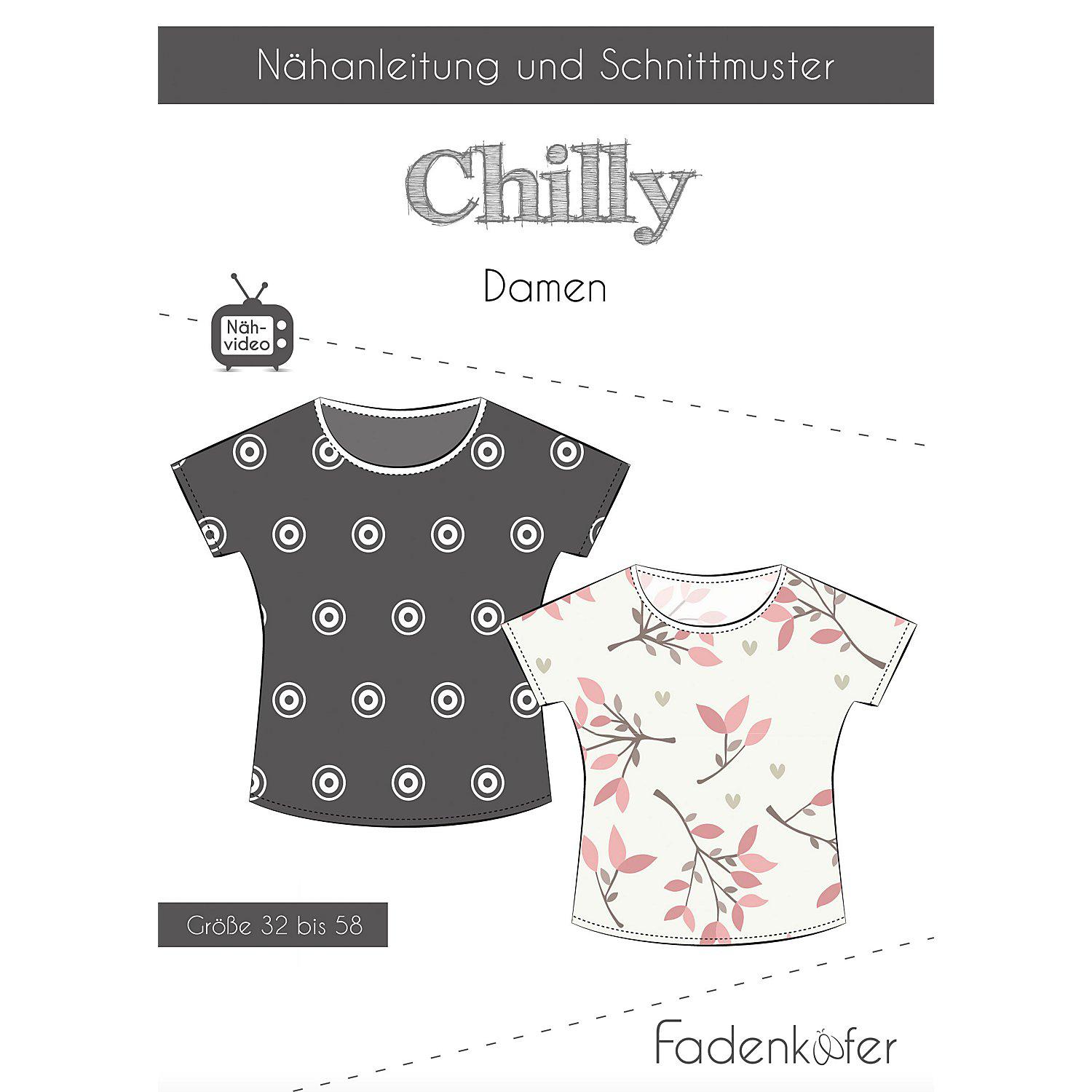 Fadenkäfer Schnitt "Shirt Chilly" für Damen