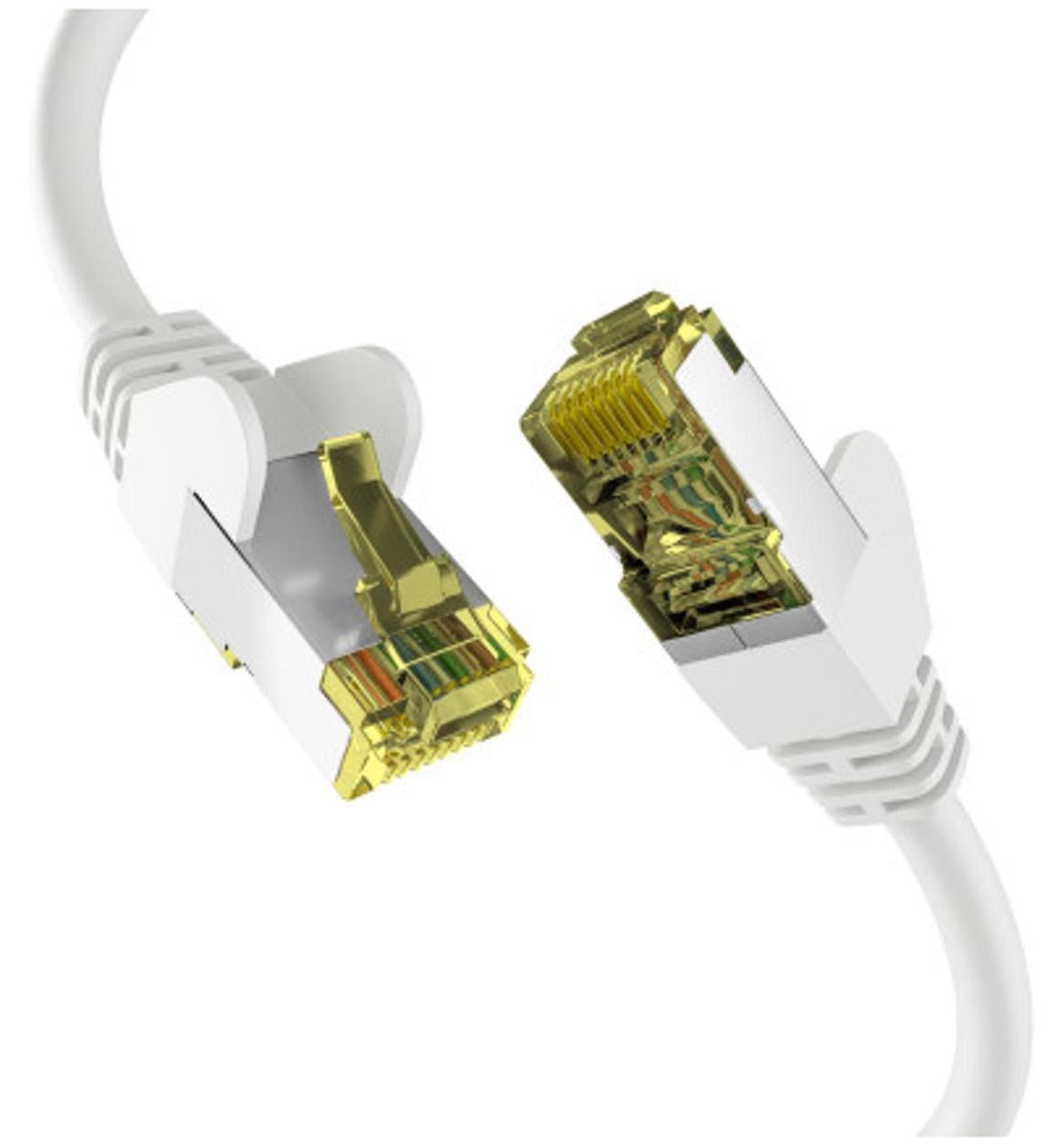 EFB CAT6a Patchkabel S/FTP PIMF Weiss 5m