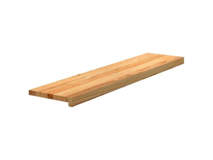 vidaXL Traptreden 2 st 110x30x2 cm massief eikenhout lichtbruin