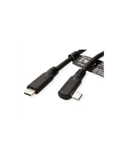 ROLINE USB3.2 Gen2x2 20Gbit/s Kabel 1m C-C ST/ST 90° Digital/Daten 1 m (11.02.9075)