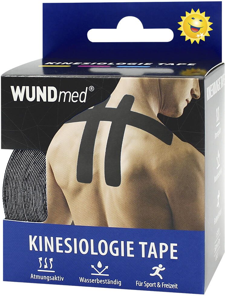 WUNDmed® Tape Kinesiologie schwarz 1 St. 04-038