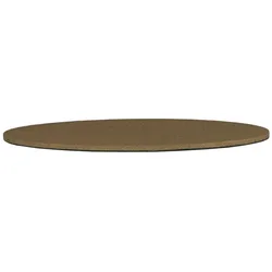 IB Laursen Platte für Stumpenkerze, Kerzentablett, Ø 10,5 cm, cognac