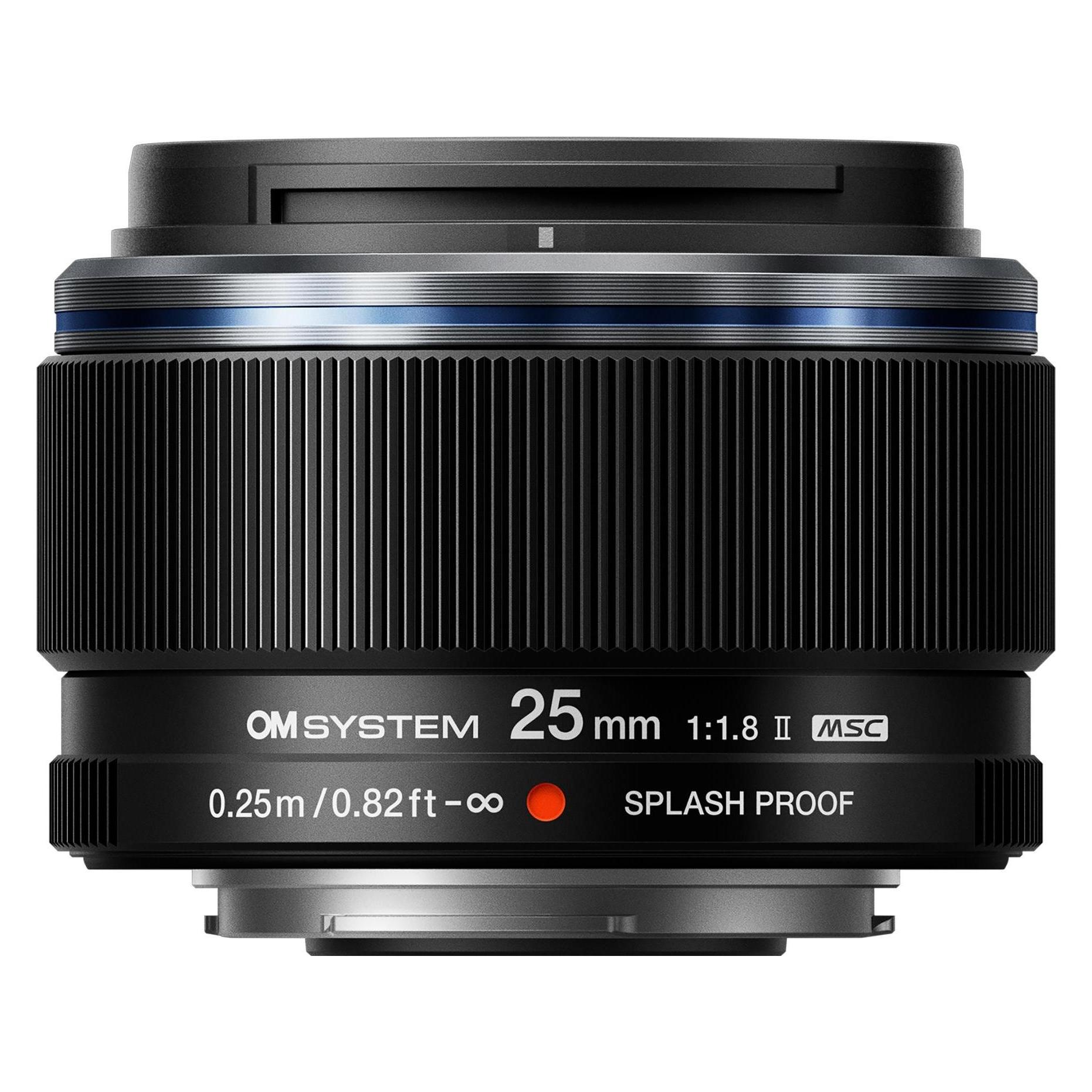 OM System M.Zuiko Digital ED 25mm F/1.8 II MFT (Micro Four Thirds, Micro Four Thirds) (V336010BW000)