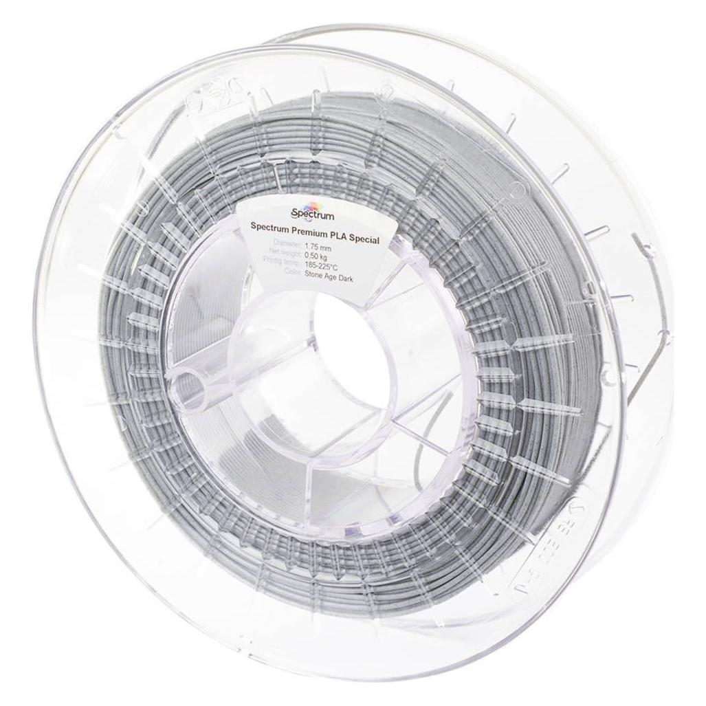 Spectrum Filament PLA Special ciemnoszary (PLA, 500 g, 1.75 mm) (5903175651310)