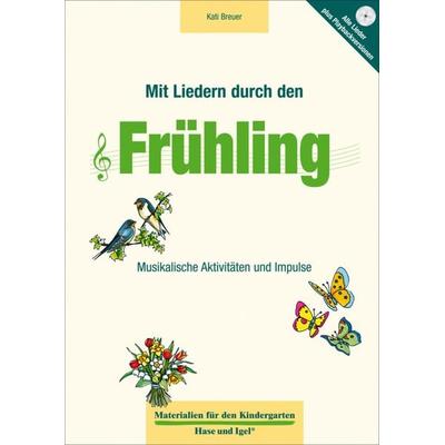 Mit Liedern durch den Frühling, Taschenbuch von Kati Breuer, Hase und Igel Verlag, 978-3-86760-859-6