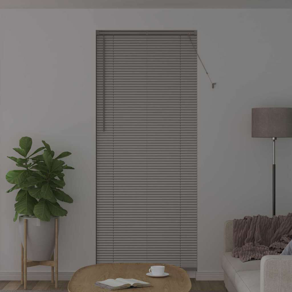 Latitude Run Horizontal/Venetian blind Silver 220cm L x 85cm W