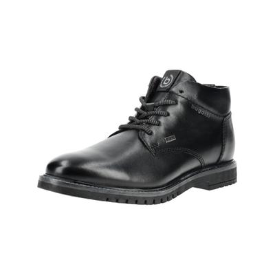 Schnürstiefelette BUGATTI "bugatti Stiefelette Nappaleder", Herren, Gr. 40, Textil, schwarz, Nappaleder, Schuhe Schnürstiefelette