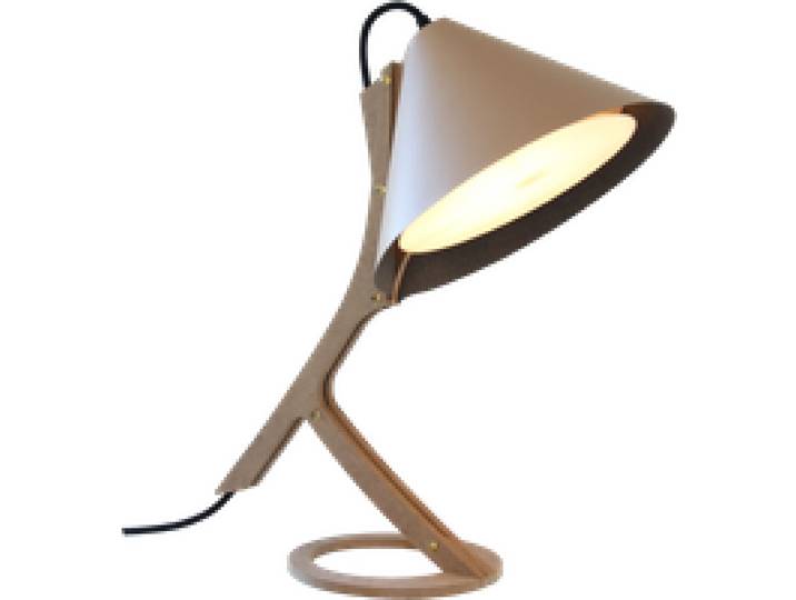 Lampe à poser Silence cuir beige