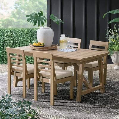 Napa 5-Piece Outdoor Dining Set - Grandin Road
