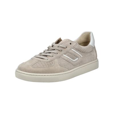 Sneaker GABOR COMFORT "Gabor Comfort Sneaker Leder", Damen, Gr. 38,5, beige, Leder, Schuhe Sneaker