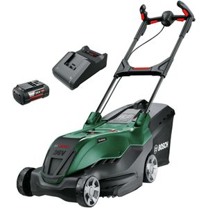 Bosch Rasenmäher AdvancedRotak 36V-44-750, Akku, 36V / 4Ah, mit Akku, Ladegerät & Fangkorb 50 Liter