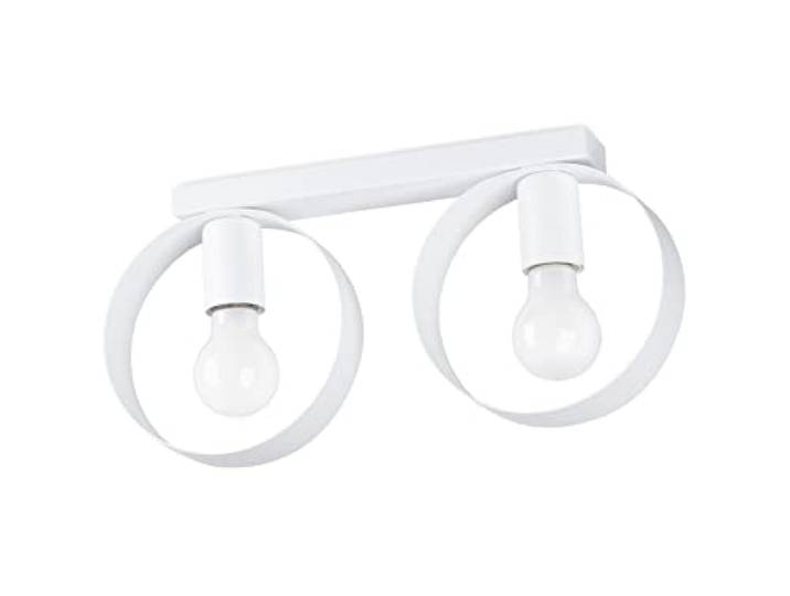 Sollux Plafonnier Titran – Plafonniers pour Chambre à Coucher – Plafonniers LED pour Salon – Plafonniers pour Couloir – Plafonniers Modernes – Blanc –