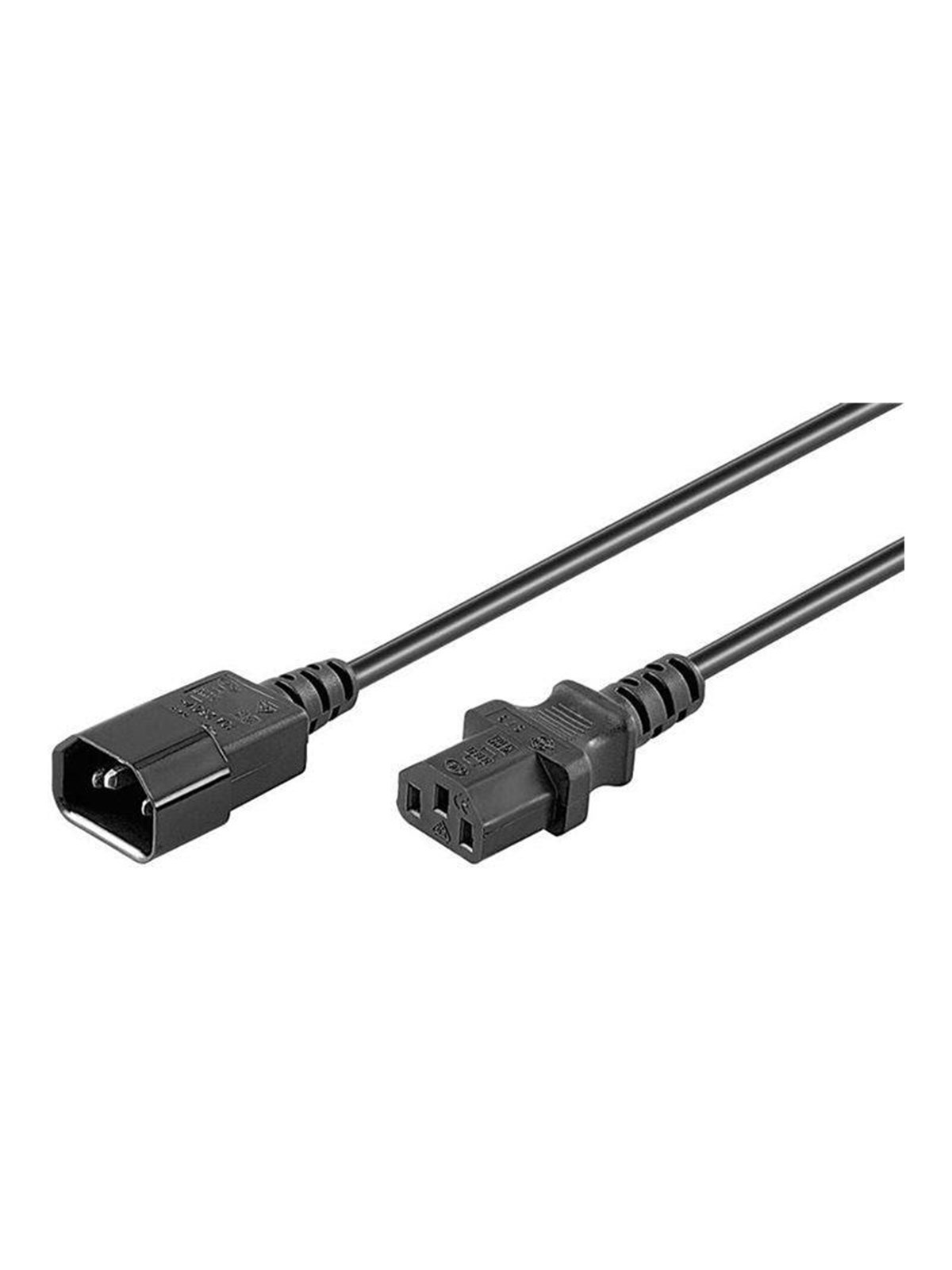 MicroConnect - power extension cable - IEC 60320 C14 to power IEC 60320 C13 - 1.8 m
