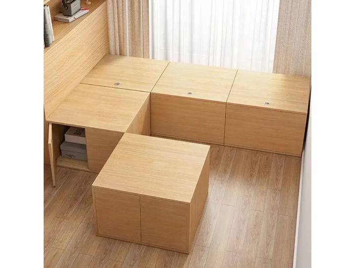 Armoire de rangement de balcon, rangement de baie vitrée de protection solaire, rangement de grande capacité, armoire basse penchée au mur