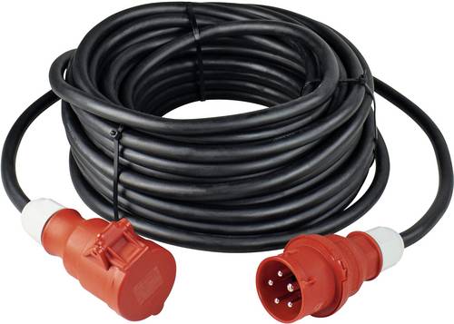 AS Schwabe 60512 Strom Verlängerungskabel 16A Schwarz 50.00m H07RN-F 5G 1,5mm²