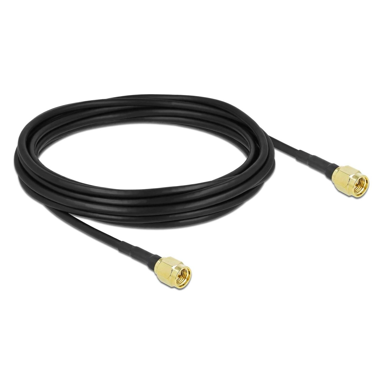 Delock Antennenkabel SMA Stecker zu SMA Stecker LMR/CFD100 (Antennenkabel) (90470)