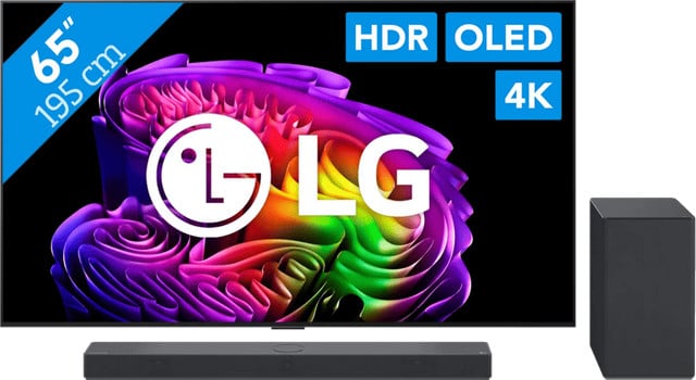 LG OLED 65 inch G6 (2026) met LG DSC9S