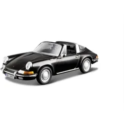 Bburago 18-43214 - Modellauto -  Porsche 911 1967 (schwarz, Maßstab 1:32)