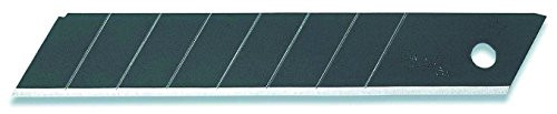 Olfa LBB-10 Heavy Duty reservemesjes 18 mm zwart - 10 stuks