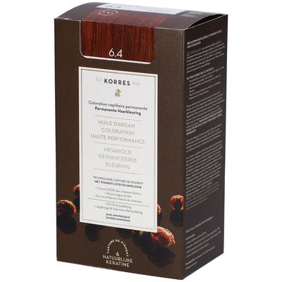 Korres Argan Oil Advanced Colorant 6.4 Copper Dark Blonde 1 St Kombipackung