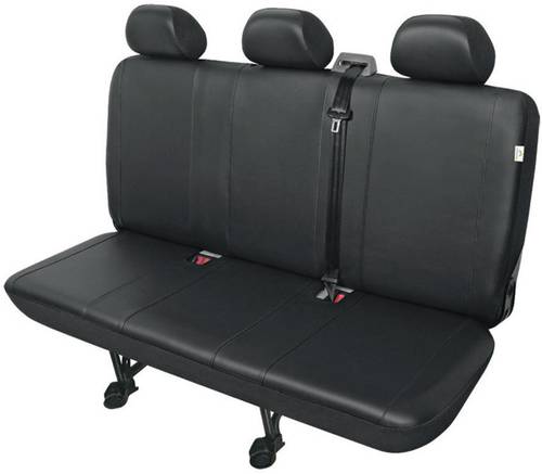 HP Autozubehör 22813 VS3 Sitzbezug 1 Stück Kunstleder Schwarz Rücksitzbank (3er)