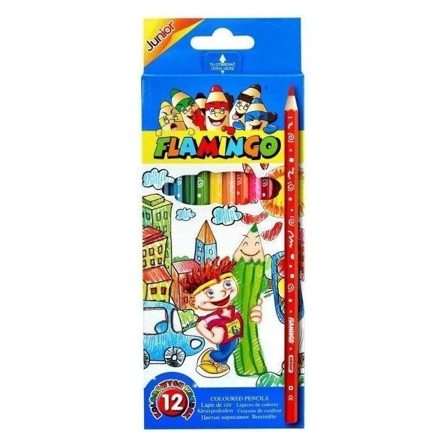 Titanum Sechseckige Junior-Buntstifte, 12 Farben (12x) (47593520)