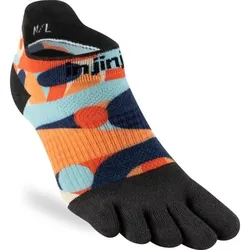 Injinji Damen Run Lightweight No-Show Artist Designed bunt