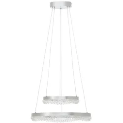 Brilliant LED-Pendelleuchte Aurora Alu, Eisen, Stahl & Metall Grau Alu