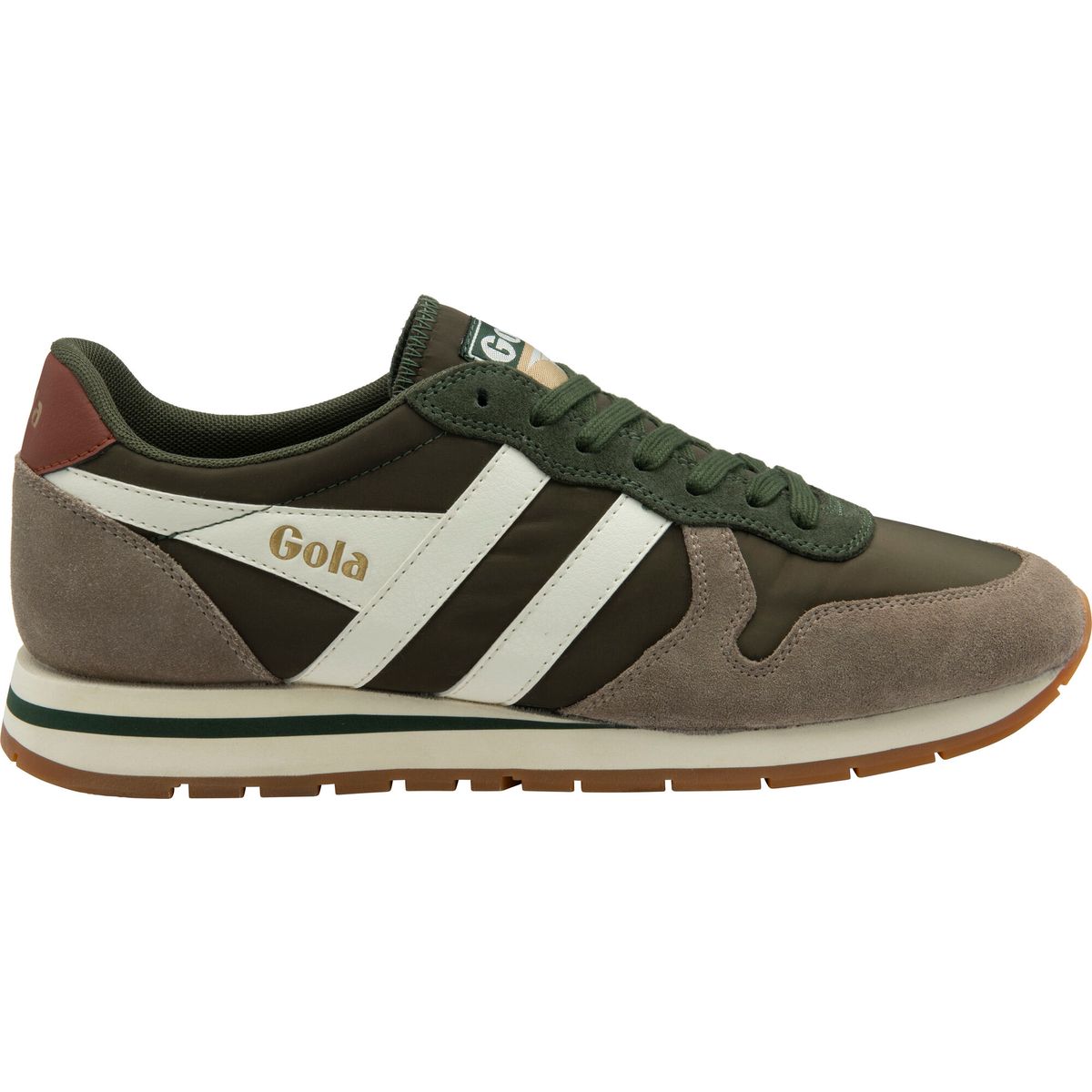 Gola Daytona Chute Sneaker Men dark khaki/rhino/off white (AF) 42 CMB363-AF-42-darkkhakirhinooffwhite