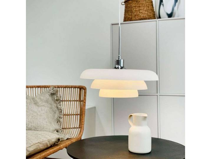 Ava Pendelleuchte, Ø40 cm, weiß, Opalglas - Dyberg Larsen - Wohnzimmer - Modern - Einflammig
