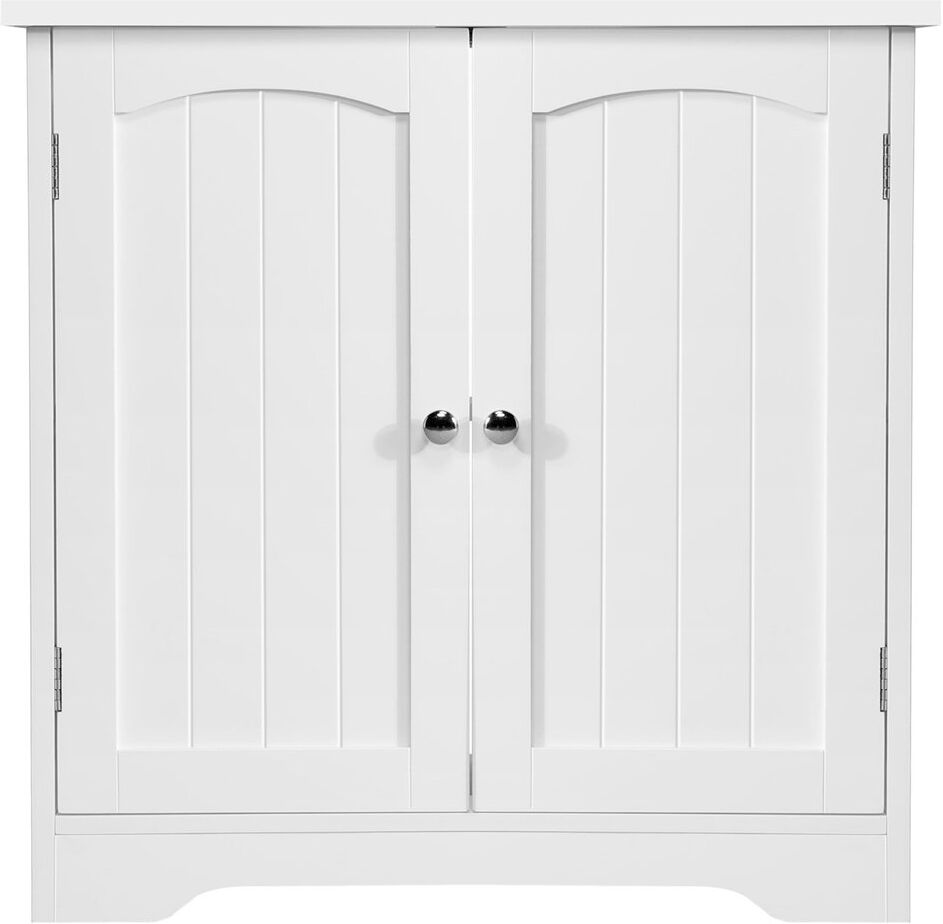 Yaheetech 60Cm W x 60Cm H x 30Cm D Under Vanity Cabinet White 60cm H X 60cm W X 30cm D