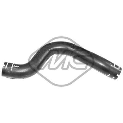 METALCAUCHO Kühlerschlauch 09348 oben für Fiat