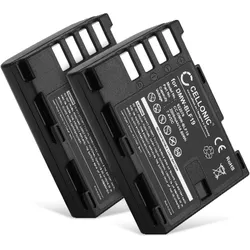 Cellonic Akku für Panasonic Lumix DC-G9, DMC-GH4, DC-GH5, DMC-GH3, DMC-GH3H (Kamera Akku), Kamera Stromversorgung, Schwarz