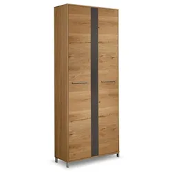 Voss Möbel Garderobenschrank Vedo Holz Braun Eiche