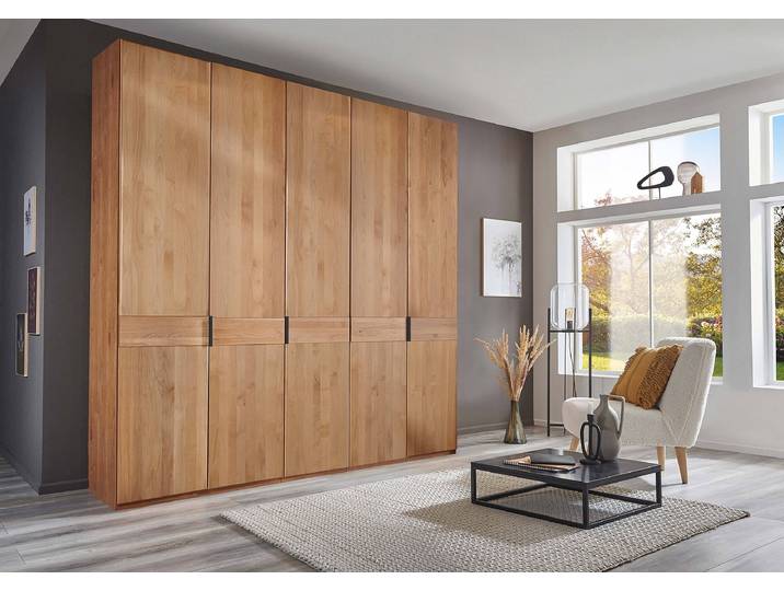 Drehtürenschrank 246 x 236cm Braun/Erle