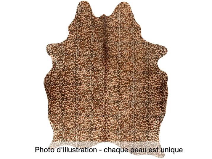 Peau de vache en cuir, safari